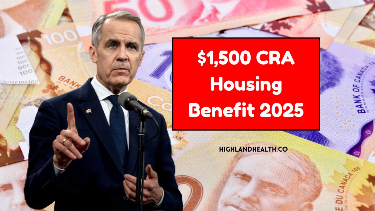 $1,500 CRA Housing Benefit 2025- Eligibility, Application Start, And Payment Dates Explained